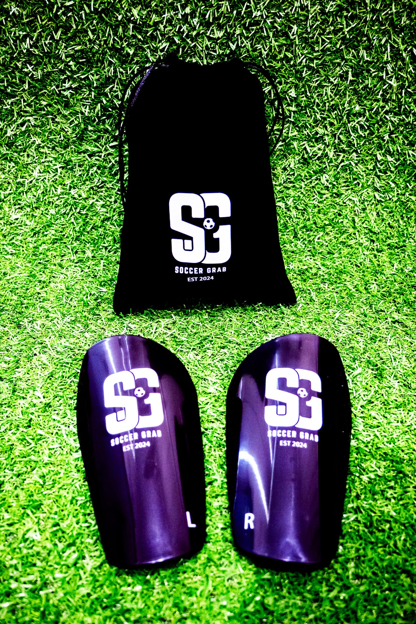 Soccer Grab Shin Pads