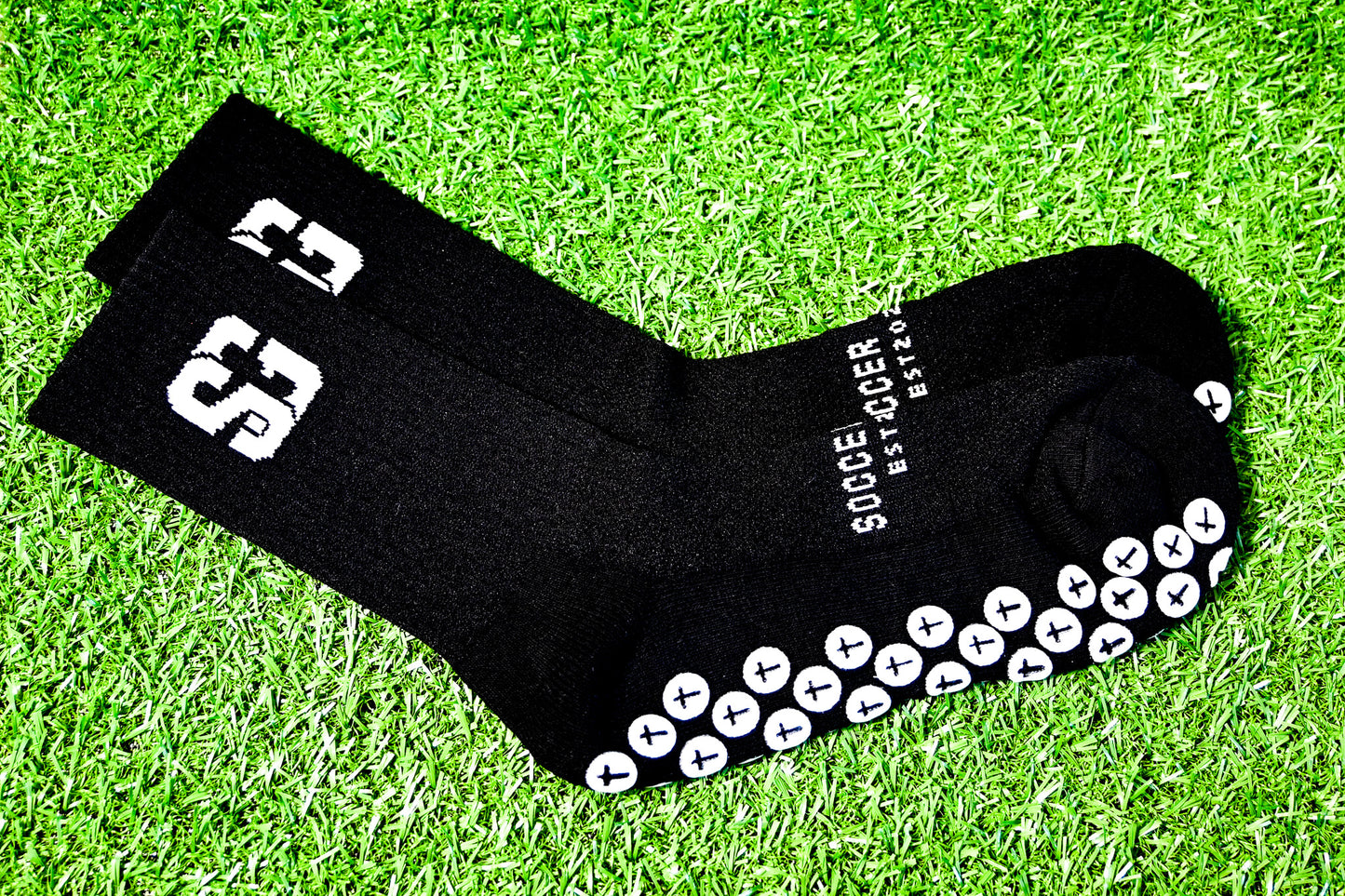 3 pair Soccer Grab Grip Socks Promo
