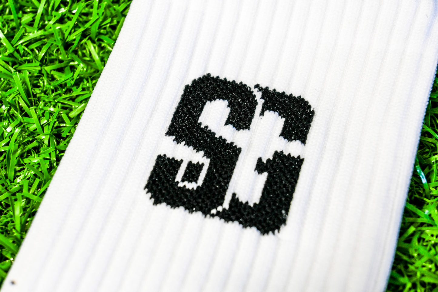 Soccer Grab Grip Socks - White