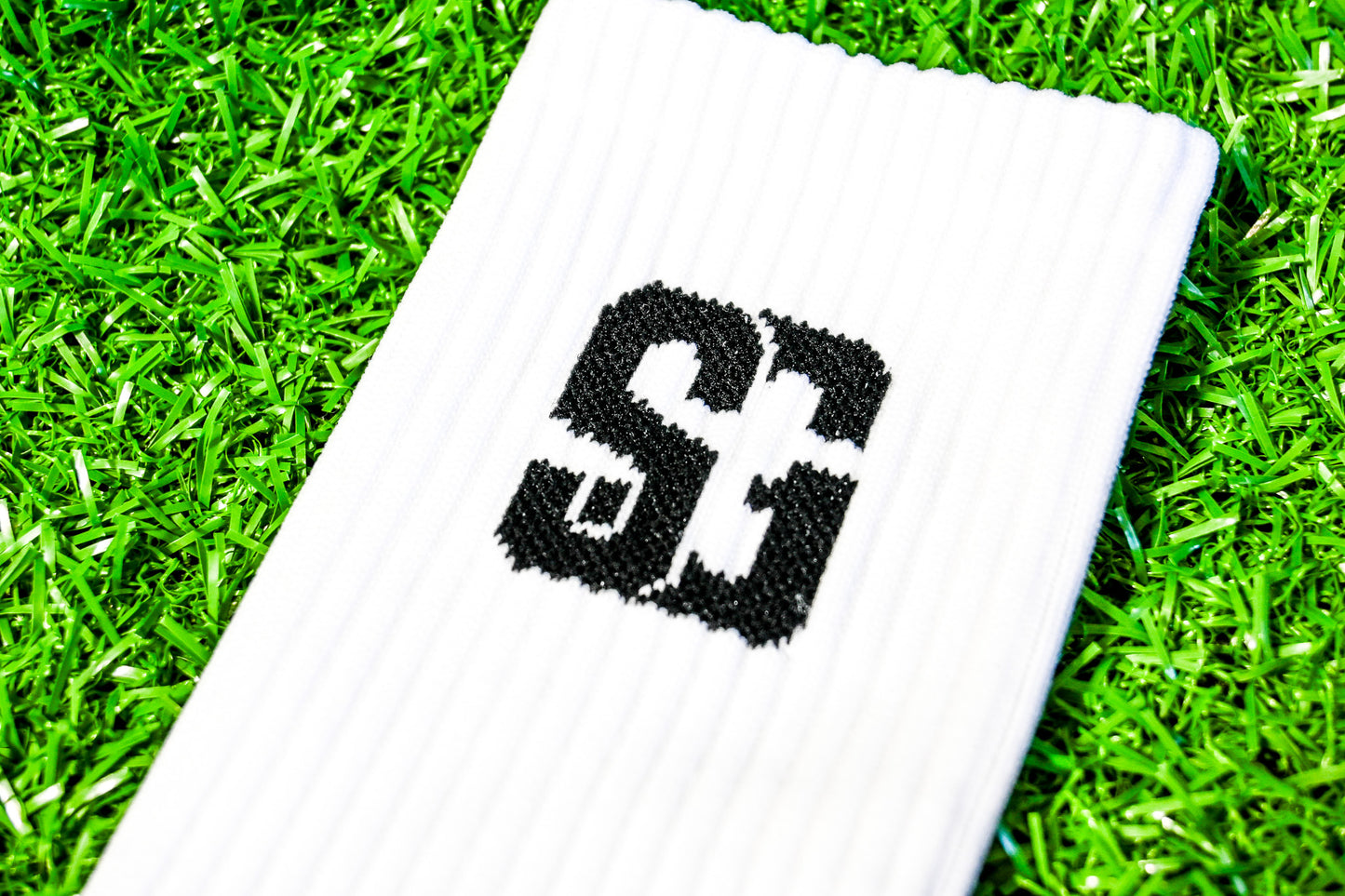 Soccer Grab Grip Socks - White