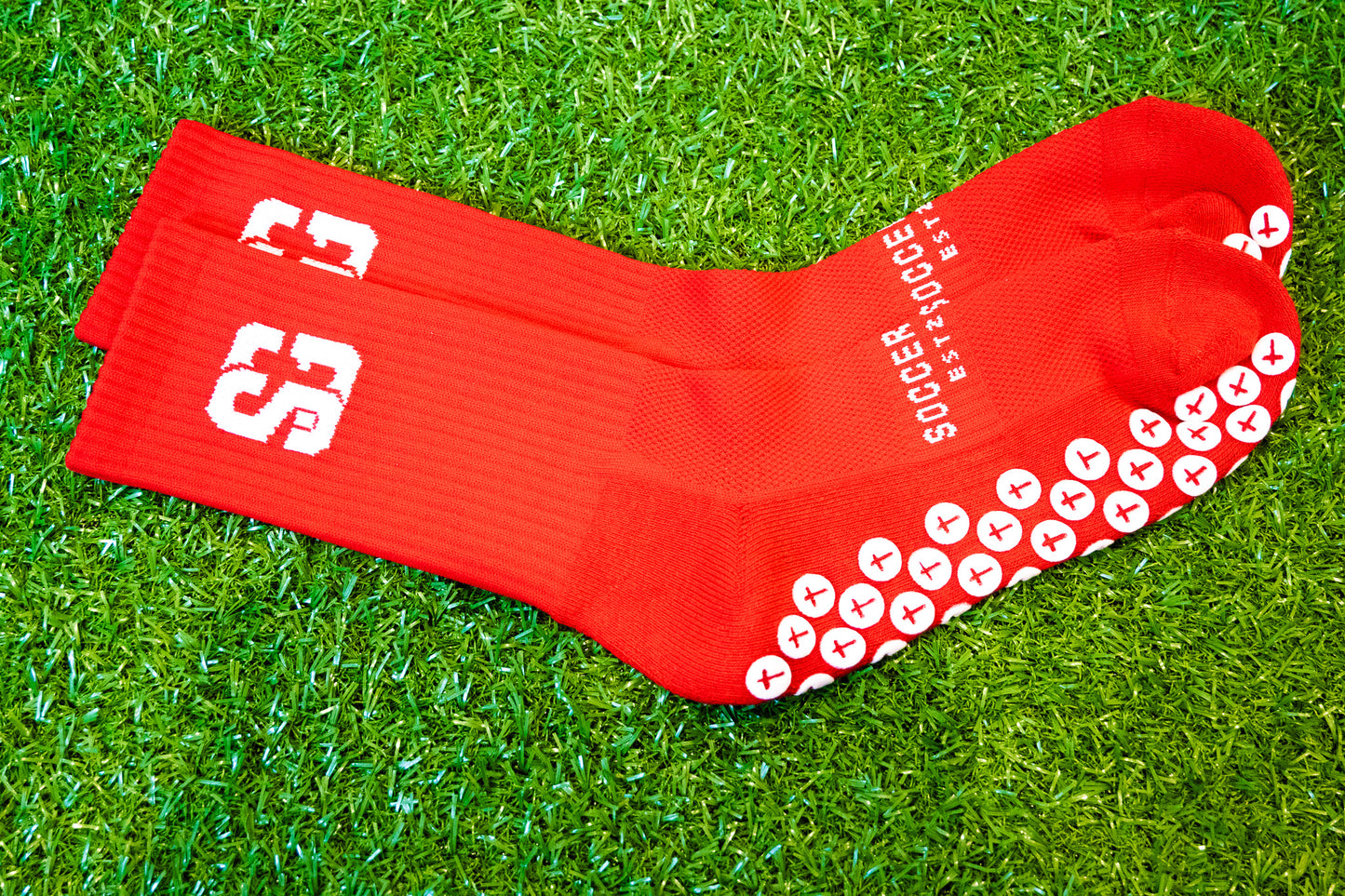 3 pair Soccer Grab Grip Socks Promo